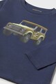 Chłopiec Mayoral longsleeve bawełniany 2066.3C.Baby.9BYA granatowy