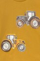 Băieți Mayoral longsleeve din bumbac pentru copii 2069.3D.Baby.9BYA galben