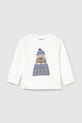 Mayoral longsleeve din bumbac pentru copii 2070.3E.Baby.9BYA albastru AW25