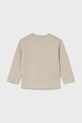 Mayoral longsleeve din bumbac pentru copii 2070.3E.Baby.9BYA maro AW25