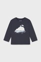 Mayoral longsleeve din bumbac pentru copii print bleumarin 2071.3E.Baby.9BYA