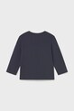Mayoral longsleeve din bumbac pentru copii 2071.3E.Baby.9BYA bleumarin AW25