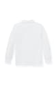 Polo Ralph Lauren longsleeve din bumbac pentru copii 322703634013 alb AW25