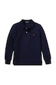 Polo Ralph Lauren longsleeve din bumbac pentru copii fixat bleumarin 322703634032