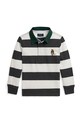 Παιδικό βαμβακερό μακρυμάνικο Polo Ralph Lauren βαμβάκι λευκό 322980429001