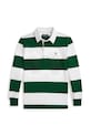 Polo Ralph Lauren longsleeve din bumbac pentru copii fixat alb 323882614008