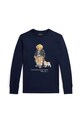 Παιδικό βαμβακερό μακρυμάνικο Polo Ralph Lauren 323981177001 σκούρο μπλε AW25
