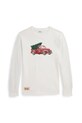 Παιδικό βαμβακερό μακρυμάνικο Polo Ralph Lauren στάμπα μπεζ 323981328001