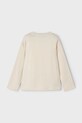 Chłopiec Mayoral longsleeve bawełniany 4074.5A.Mini.9BYA beżowy