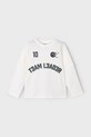 Mayoral longsleeve bawełniany 4075.5A.Mini.9BYA beżowy AW25