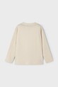 Chłopiec Mayoral longsleeve bawełniany 4079.5B.Mini.9BYA beżowy