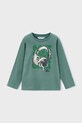 Mayoral longsleeve din bumbac bumbac verde 4080.5B.Mini.9BYA
