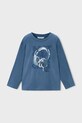 Mayoral top a maniche lunghe in cotone girocollo blu 4080.5B.Mini.9BYA