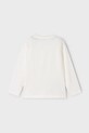 Chłopiec Mayoral longsleeve bawełniany 4081.5C.Mini.9BYA beżowy