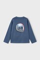 Chłopiec Mayoral longsleeve bawełniany dziecięcy 4084.5D.Mini.9BYA niebieski