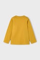 Băieți Mayoral longsleeve din bumbac pentru copii 4087.5E.Mini.9BYA galben