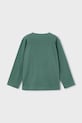 Mayoral longsleeve din bumbac pentru copii 4089.5E.Mini.9BYA verde AW25