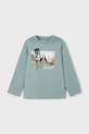 Mayoral longsleeve copii print turcoaz 4093.5G.Mini.9BYA