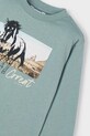Момче Детска блуза с дълги ръкави Mayoral 4093.5G.Mini.9BYA тюркоазен