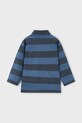 Mayoral longsleeve bawełniany dziecięcy 4119.5A.Mini.9BYA niebieski AW25
