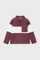 Mayoral longsleeve din bumbac bumbac burgundia 4121.5F.Mini.9BYA