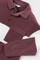 Băieți Mayoral longsleeve din bumbac 4121.5F.Mini.9BYA burgundia