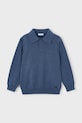 Дитячий светр з домішкою вовни Mayoral з додаванням вовни блакитний 4122.5G.Mini.9BYA