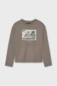 Mayoral longsleeve bawełniany 7006.7B.Junior.9BYA zielony AW25
