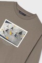 Mayoral longsleeve bawełniany zielony 7006.7B.Junior.9BYA