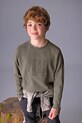 Mayoral longsleeve din bumbac pentru copii imprimeu verde 7008.7C.Junior.9BYA