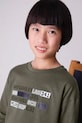 Mayoral longsleeve din bumbac bumbac verde 7012.7E.Junior.9BYA