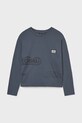 Mayoral longsleeve bawełniany 7014.7F.Junior.9BYA niebieski AW25