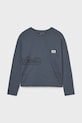 Mayoral longsleeve bawełniany 7014.7F.Junior.9BYA niebieski AW25