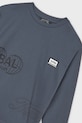 Mayoral longsleeve bawełniany niebieski 7014.7F.Junior.9BYA