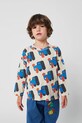 Бавовняний лонгслів для немовлят Bobo Choses Doggy Mate бавовна бежевий 225AC010