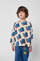 Băieți Bobo Choses longsleeve din bumbac pentru bebeluși Doggy Mate 225AC010 bej
