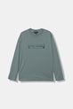Emporio Armani longsleeve din bumbac pentru copii 2-pack EB000726.AF16162 bleumarin AW25