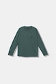 Emporio Armani longsleeve din bumbac pentru copii 2-pack EB000726.AF16162 bej AW25