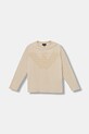 Emporio Armani longsleeve in cotone bambino/a cotone beige EB000725.AF16162