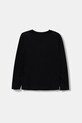 Dječja pamučna majica dugih rukava Emporio Armani EB000420.AF15013 mornarsko plava AW25