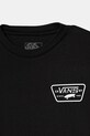 Chłopiec Vans longsleeve bawełniany Full Patch Back LS VN000JCTBLK1 czarny