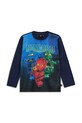 Lego longsleeve bawełniany dziecięcy LWTAFFY 607 nadruk granatowy 11010888