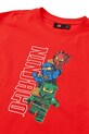 Chłopiec Lego longsleeve bawełniany dziecięcy LWTAFFY 622 11011248 czerwony
