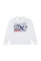 Детска блуза с дълги ръкави Levi's CANYON LS TEE памук бежов 9EN992