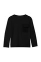 Calvin Klein Jeans longsleeve bawełniany dziecięcy IB0IB02587.9BYA czarny AW25
