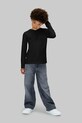Calvin Klein Jeans longsleeve bawełniany dziecięcy IB0IB02587.9BYA czarny