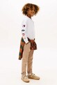 Дитячий лонгслів Tommy Hilfiger білий KB0KB09935.104.122.9BYA