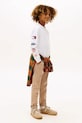 Tommy Hilfiger longsleeve bawełniany dziecięcy biały KB0KB09935.128.176.9BYA