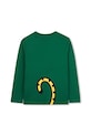 Kenzo Kids longsleeve din bumbac pentru copii K61451.114.150 verde AW25