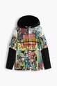 Desigual longsleeve bawełniany dziecięcy 25WBTK01 czarny AW25